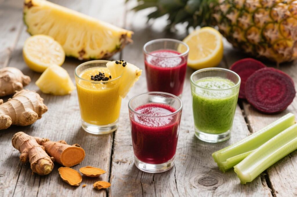 Anti-inflammatory juicing recipes