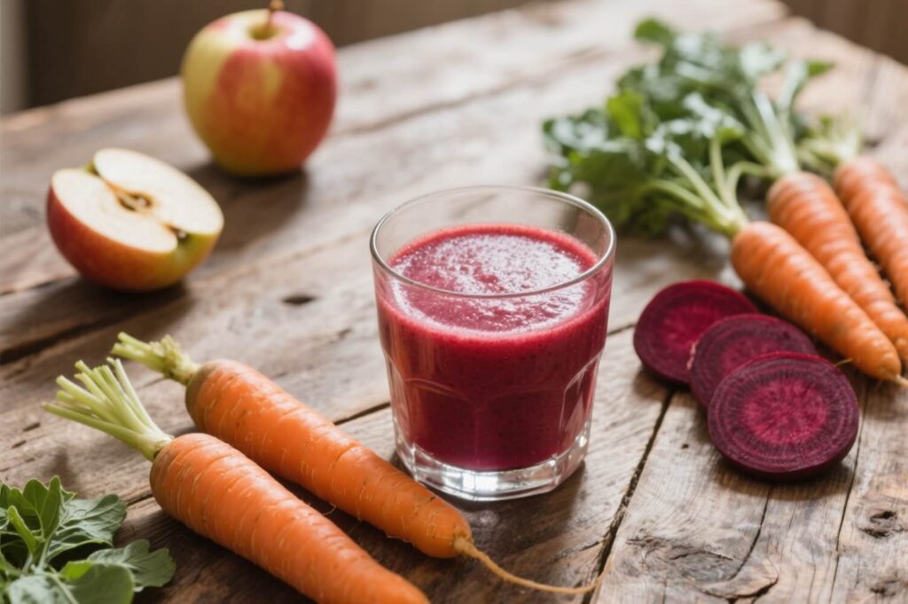 Apple carrot beet Anti-Inflammatory Juicing Recipes
