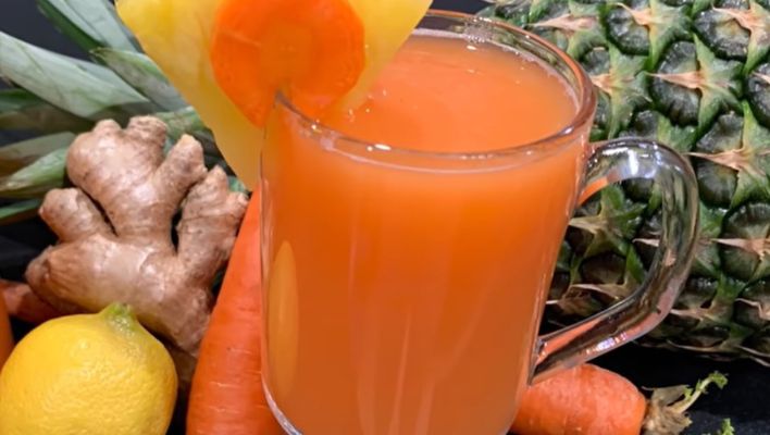 Summer Delight - Carrot Orange Pineapple Juice