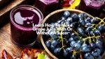 How to make grape juice with or without a juicer