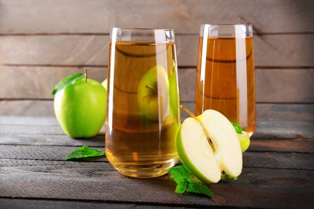 what does apple juice do for men