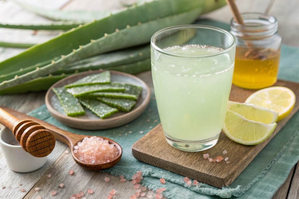 Aloe vera juice shot recipe