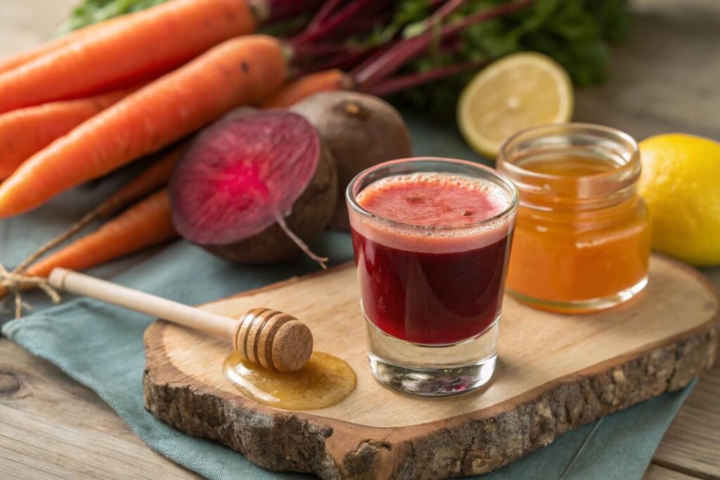 Beetroot And Carrot Shot