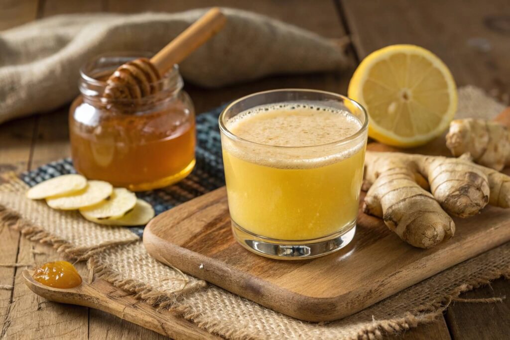 Lemon ginger shot recipe