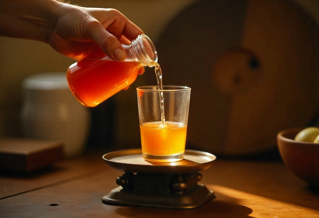 Dilute the apple cider vinegar with water Dilute the apple cider vinegar with water